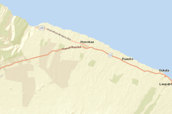 Topographical location of the item 'Soil Map of the Hawaiian Islands ' (47367)