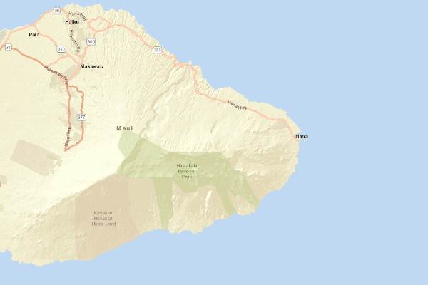 Topographical location of the item 'Soil Map of the Hawaiian Islands ' (47381)