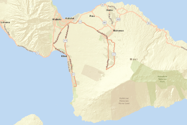 Topographical location of the item 'Soil Map of the Hawaiian Islands ' (47380)