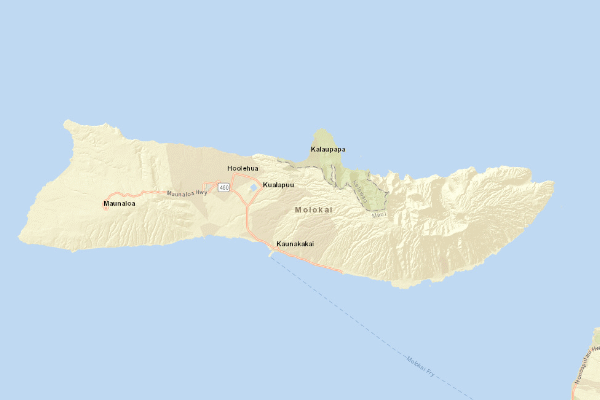 Topographical location of the item 'Generalized Soil Map of the Hawaiian Islands' (47407)