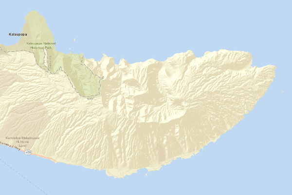 Topographical location of the item 'Soil Map of the Hawaiian islands' (47385)