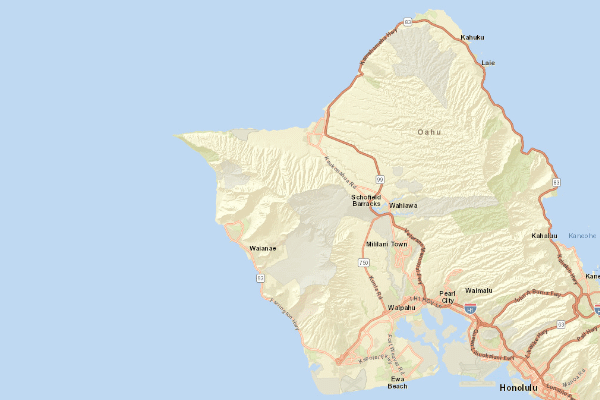 Topographical location of the item 'Soil Map of the Hawaiian Islands' (47378)