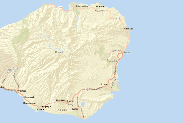 Topographical location of the item 'Soil Map of the Hawaiian Islands ' (47382)