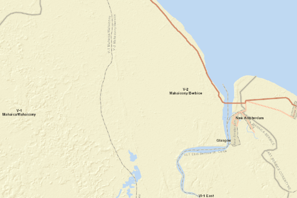 Topographical location of the item 'Report on the Soil Survey Project British Guiana' (202)