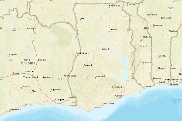 Topographical location of the item 'The Tropical Grey Earths of the Accra Plains, Gold Coast' (42653)