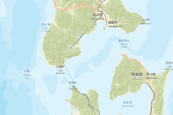 Topographical location of the item 'Soil Survey of Hiyama Subprefecture' (18)