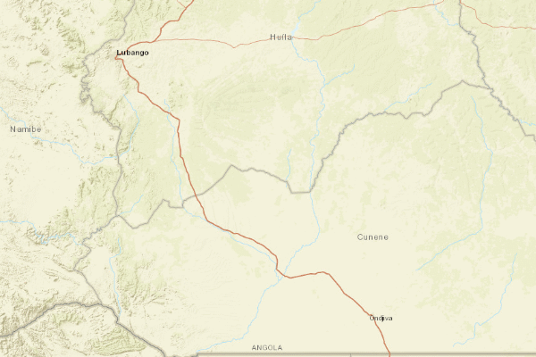 Topographical location of the item 'Alluvial Soils of Angola' (2648)