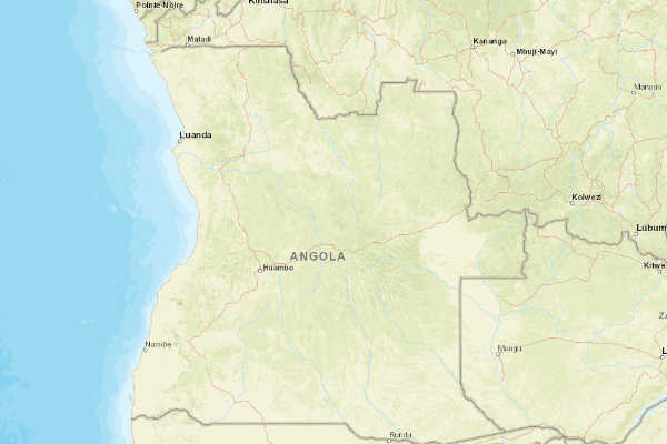 Topographical location of the item 'Carta Fitogeografica de Angola (Phytogeographic Map of Angola)' (41806)
