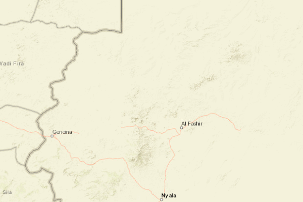 Topographical location of the item 'Ecological Imbalance in the Republic of the Sudan - with Reference to Desertification in Darfur' (530)
