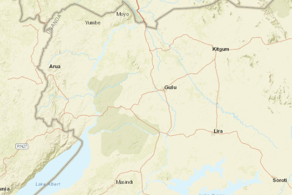 Topographical location of the item 'The Soils of the Northern Province, Uganda (Excluding Karamoja District)' (41863)