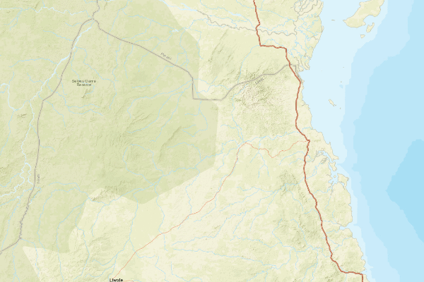 Topographical location of the item 'Arable Farming in Tanzania' (41885)