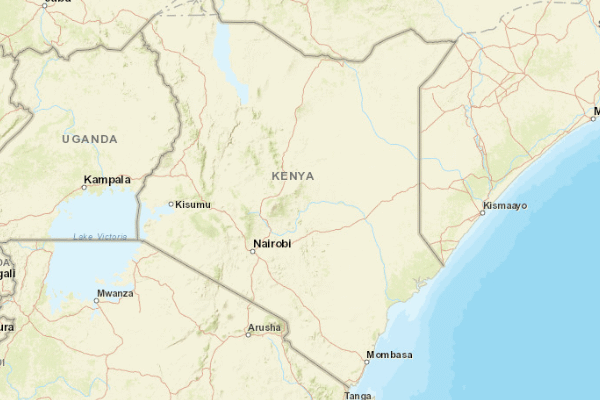 Topographical location of the item 'Explanatory Soil Map and Agro-Climatic Zone Map of Kenya, 1980' (25207)